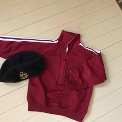 光輪幼稚園 体操服(上)と制帽110