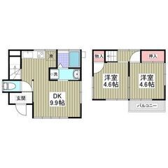 💖初期費用0円対応可能💖東武伊勢崎線「谷塚」駅徒歩26分🌟2ＤＫ...