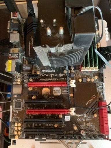 (取引中)[値下げしました]マザーボード、cpu、メモリ16、cpuファン