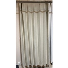 お値下げ！【美品◎オシャレ】ニトリ カーテン（アイボリー）遮光2...
