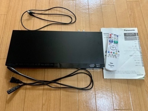 【お譲り先決定】Panasonic ブルーレイレコーダー