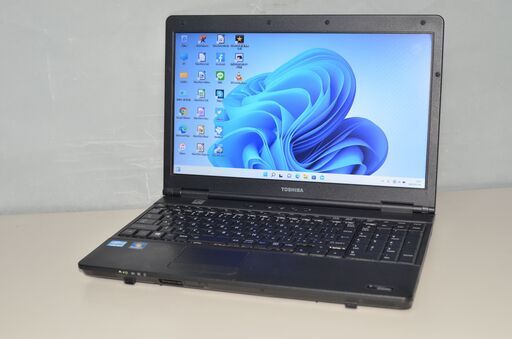 中古良品ノートパソコン 最新Windows11+office 東芝 B552/F Core i3-2328M/メモリ4GB/HDD750GB/15.6インチ/DVDマルチ/テンキー