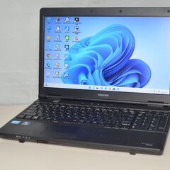 中古良品ノートパソコン 最新Windows11+office 東芝 B552/F Core i3-2328M/メモリ4GB/HDD750GB/15.6インチ/DVDマルチ/テンキー