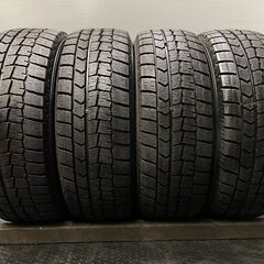 DUNLOP WINTER MAXX WM02 195/65R15 15インチ スタッドレス 4本 2018年製 セレナ ステップワゴン プレマシー等　(VTK587)クレジットカード QRコード決済可能