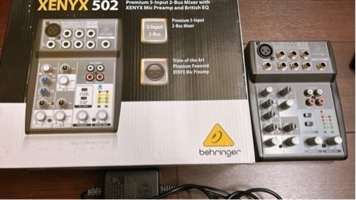 XENYX 502 ミキサー