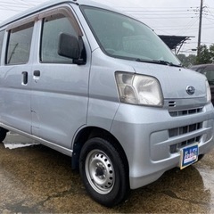 【支払総額19.8万円】車検令和5年6月 h25年式 サンバーバン（ハイゼットカーゴ）TV ナビ ETC キーレス パワーウィンドウ 装備充実★機関良好！即日納車可能★の画像