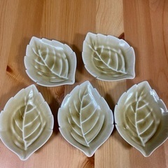 🍂葉形　小皿5枚セット