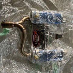 ヨシムラチタンブルーマフラー