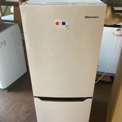 ☆中古￥15,800！【会員価格￥14,000】Hisense　150㍑2ドア冷蔵庫　家電　2020年製　HR-D15C型　幅48cmｘ奥行60cmｘ高さ123cm　【BI136】