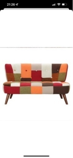 デイジー パッチワークインテリア家具 ソファ座椅子 ファブリックソファ リビング