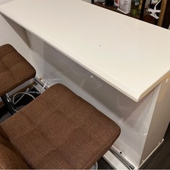 福岡市 市内近郊限定】バーカウンターテーブル＆チェア セット