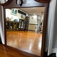 【9/27(火)迄】最終値下げ★アンティーク調　鏡　　ミラーの画像