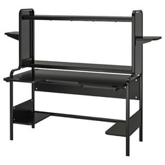 デスク　ゲーミング　IKEA FREDDE フレッデ　ブラック