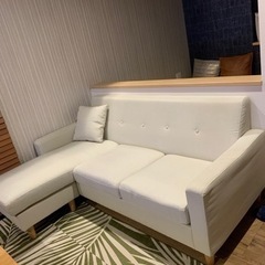 人気ブランド新作豊富 値下げ】取りに来てくださる方限定 カウチソファー 2人掛け・3人掛けソファ