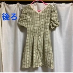 【ほぼ未使用！美品！】ギンガムチェックワンピース♪の画像