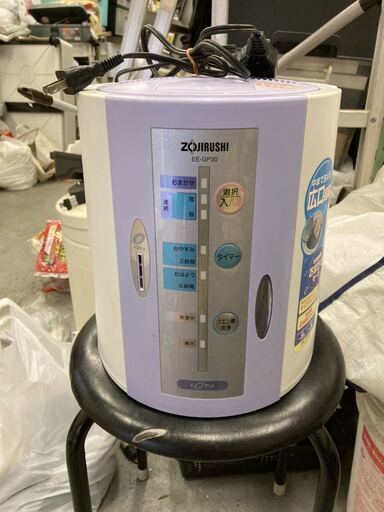 ZOJIRUSHI 象印 スチーム式 加湿器 EE-GP30 導通確認のみ スチーム式加湿器 スチーム加湿器
