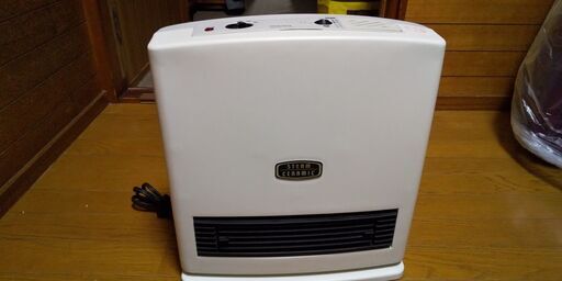 セラミックファンヒーター ユーイング U-ING MS-T1200D-W