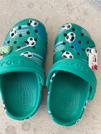 値下げ　レア☆キッズクロックス　サッカーボール