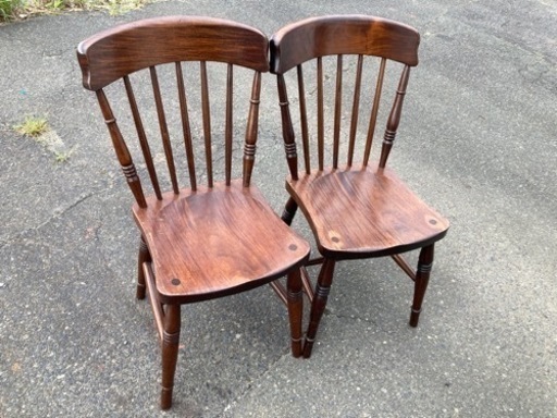 九州民芸家具 チェア2脚