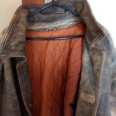 革ジャンロング古着っぽいです。の画像
