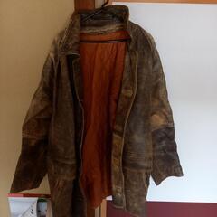 革ジャンロング古着っぽいです。