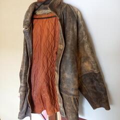 革ジャンロング古着っぽいです。の画像