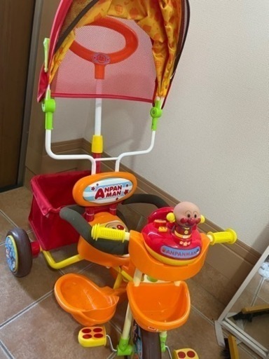 アンパンマン三輪車　デラックスⅡ レッド