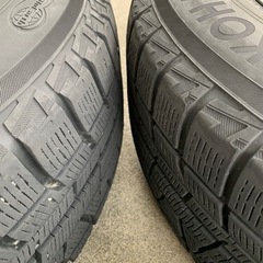 タイヤ付ホイール　195/65R15 91Q プリウスなど　タイヤはスタッドレスの画像