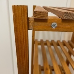 木製ラックの画像