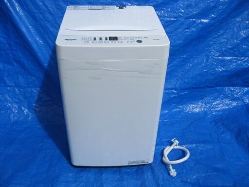 Hisense ハイセンス 全自動電気洗濯機 HW-T45D 2019年製 4.5kg 美品 動作品