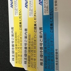 ANA株主優待チケット