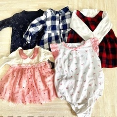 女の子ベビー服　肌着　カバーオール　約30点の画像