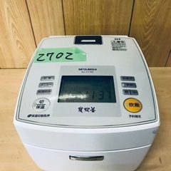 ①2702番 三菱✨ジャー炊飯器✨NJ-VV103-W‼️