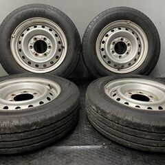 【YK LT151R 175/75R15 103/101LT 12PR】夏タイヤ【トラックホイール 15インチ 5J6HPCD139.7】20年製 バリ溝 ダイナ トヨエース等 (VTG529)クレジットカード QRコード決済可能