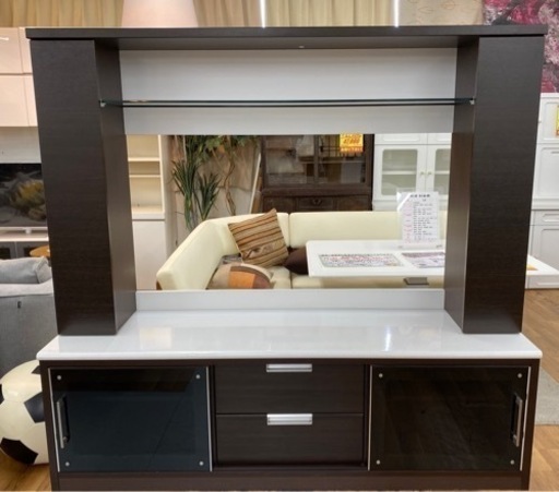 R423 国産森田工芸 ハイテレビボード、幅160cm 55インチまで 美品