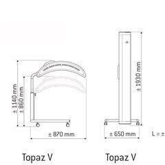 Hapro社　電気工事不要　東日本仕様　コラーゲンマシン　可動式　新品同様の画像