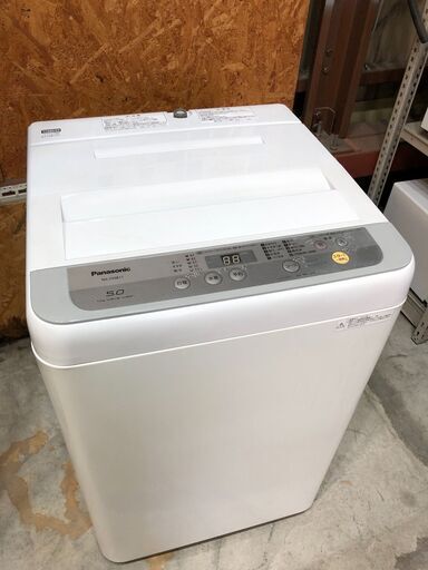 【動作保証あり】Panasonic パナソニック 2017年 NA-F50B11 5.0kg 洗濯機【管理KRS491】