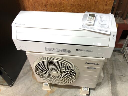 【動作保証あり】Panasonic パナソニック 2017年 2.2kw 6畳用 ルームエアコン CS-227CFR【管理KR301】