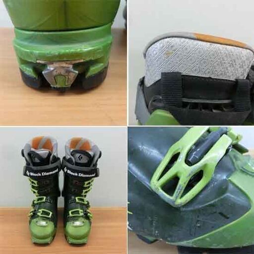 スキーブーツ  FACTOR 27.0cm ブラックダイヤモンド ファクター 27cm アウトソール318mm グリーン系 スキー靴 札幌市 西野店