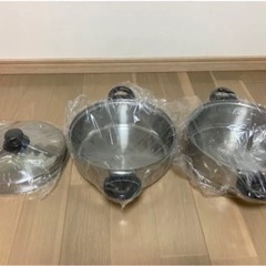 ステンレス製　2段蒸し器26cmの画像