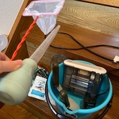 水槽グッズ差し上げます！水中ポンプろ過装置