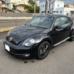 ザ　ビートル！デザイン！プッシュスタートの綺麗で艶有りブラック！車検有り！即乗り可！の画像