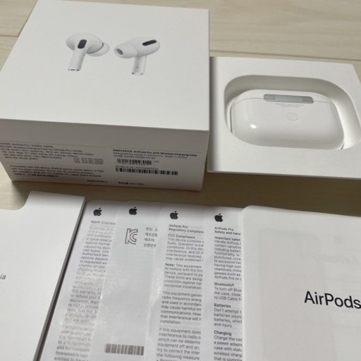 【9月末まで限定お値下げ】AirPodsPro Apple 正規品 ワイヤレスイヤホン