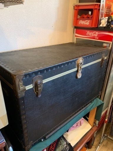 ヴィンテージトランク　ストレージボックス　USA