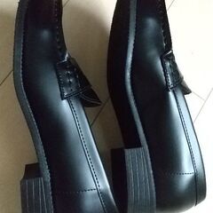 未使用　ローファー　黒　22cm の画像