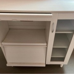 (取引確定)レコードラック　食器棚　お洒落(早期引き取り希望)の画像