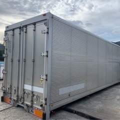 No.653 アルミバン 10t 車 大型 アルミ 箱 バイク 倉庫