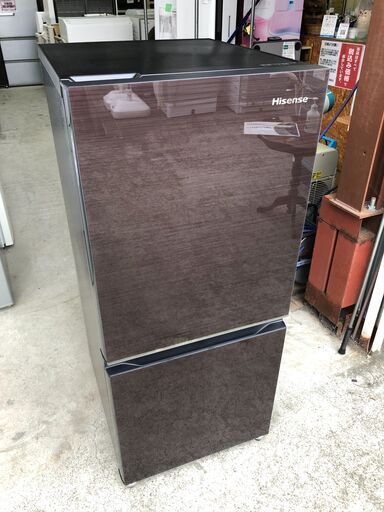 【動作保証あり】Hisense ハイセンス 2022年 HR-G13C 135L 2ドア 冷凍冷蔵庫【管理KRR427】