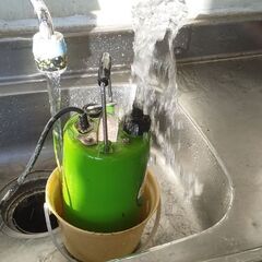 テラダ電動水中ポンプ　水中マミー　電動ポンプ　引き取り限定の画像