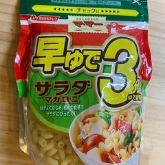 【お取引き先決定】サラダマカロニ　早ゆで3分　サラスパ　味の素　うま味調味料の画像